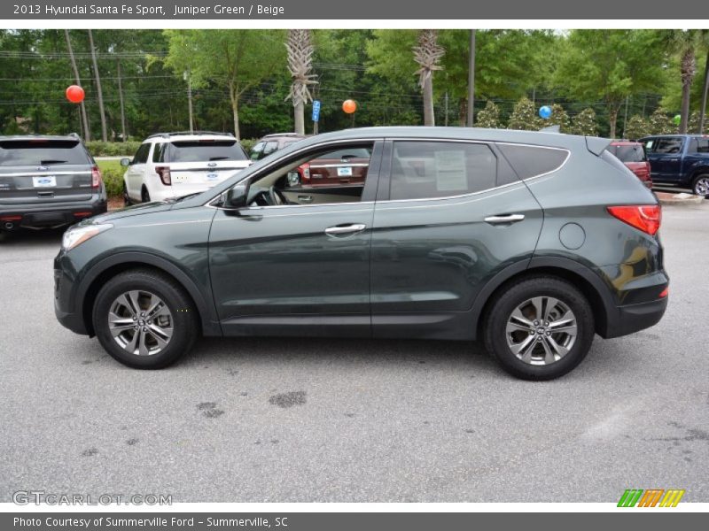 Juniper Green / Beige 2013 Hyundai Santa Fe Sport