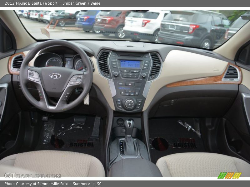 Juniper Green / Beige 2013 Hyundai Santa Fe Sport