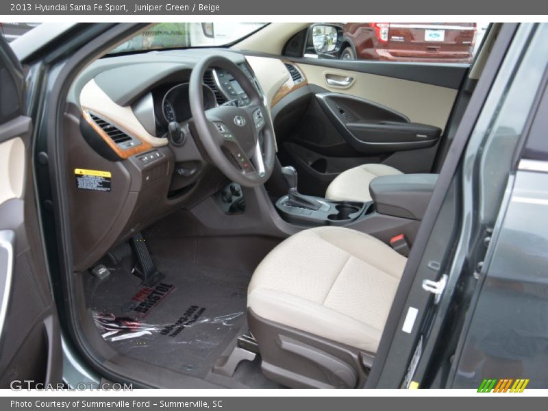 Juniper Green / Beige 2013 Hyundai Santa Fe Sport