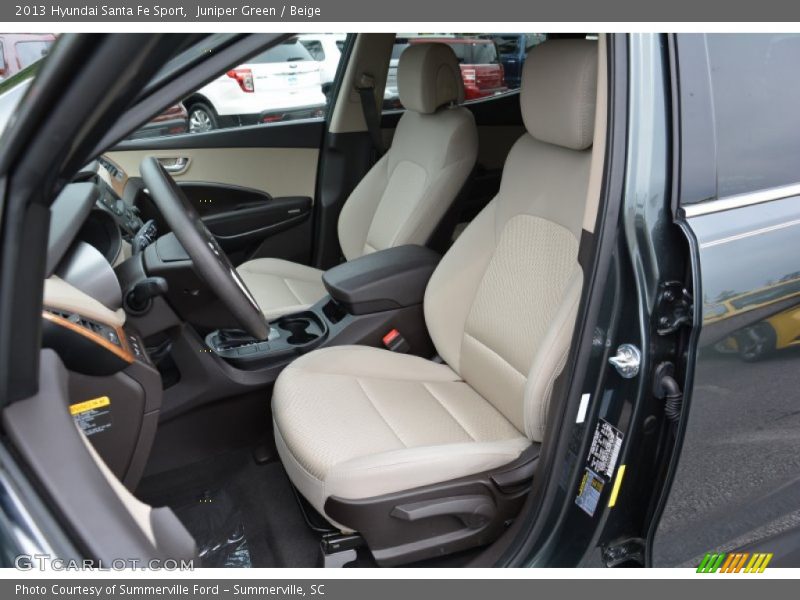 Juniper Green / Beige 2013 Hyundai Santa Fe Sport