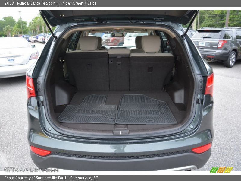 Juniper Green / Beige 2013 Hyundai Santa Fe Sport