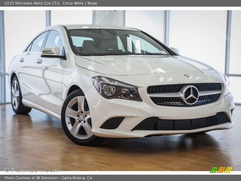 Front 3/4 View of 2015 CLA 250