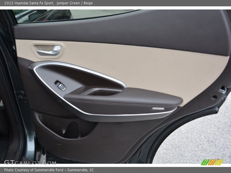 Juniper Green / Beige 2013 Hyundai Santa Fe Sport