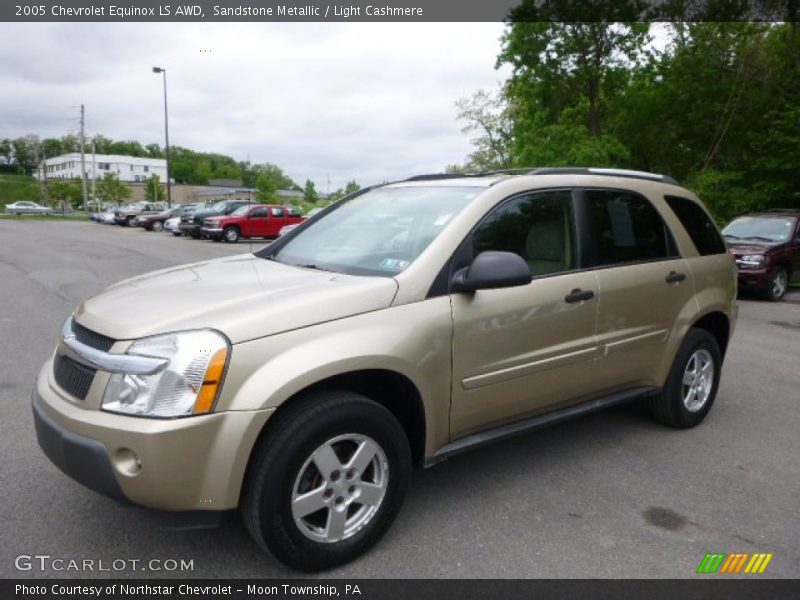 Sandstone Metallic / Light Cashmere 2005 Chevrolet Equinox LS AWD