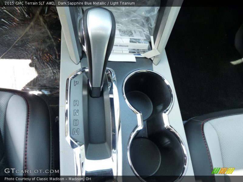 Dark Sapphire Blue Metallic / Light Titanium 2015 GMC Terrain SLT AWD