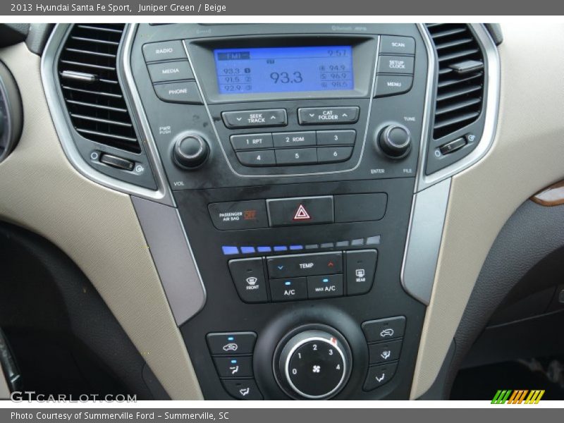 Juniper Green / Beige 2013 Hyundai Santa Fe Sport