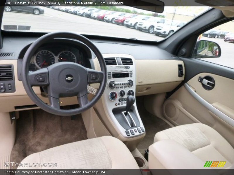 Sandstone Metallic / Light Cashmere 2005 Chevrolet Equinox LS AWD