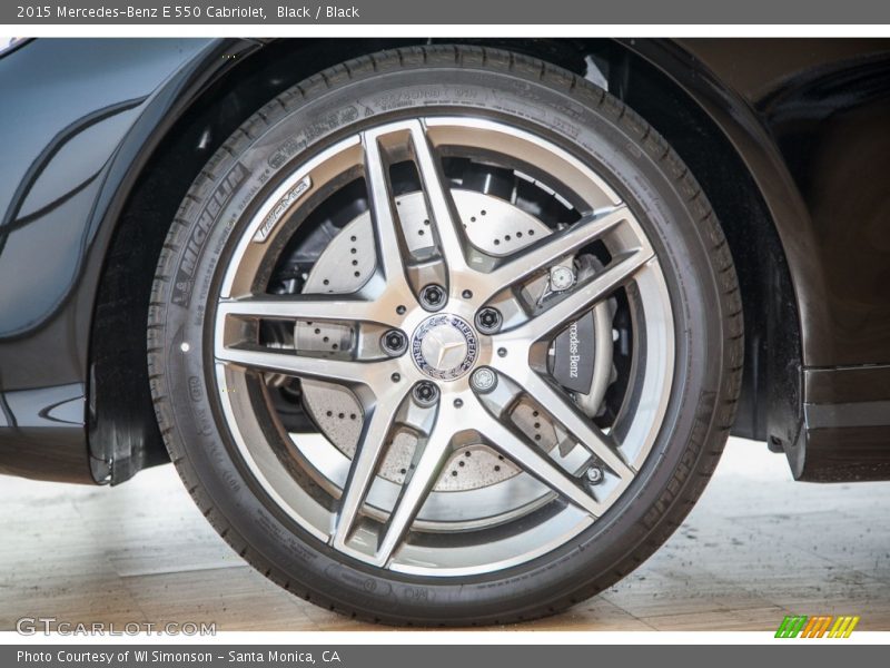 Black / Black 2015 Mercedes-Benz E 550 Cabriolet