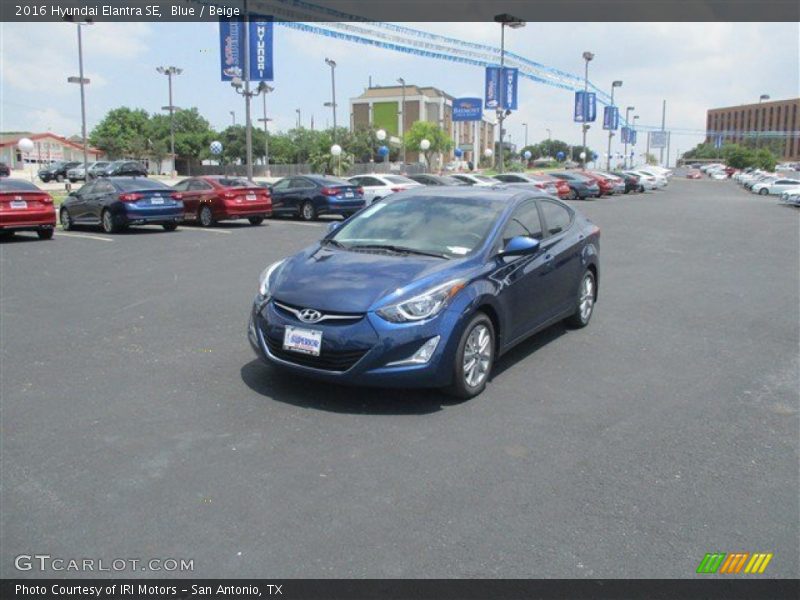 Blue / Beige 2016 Hyundai Elantra SE