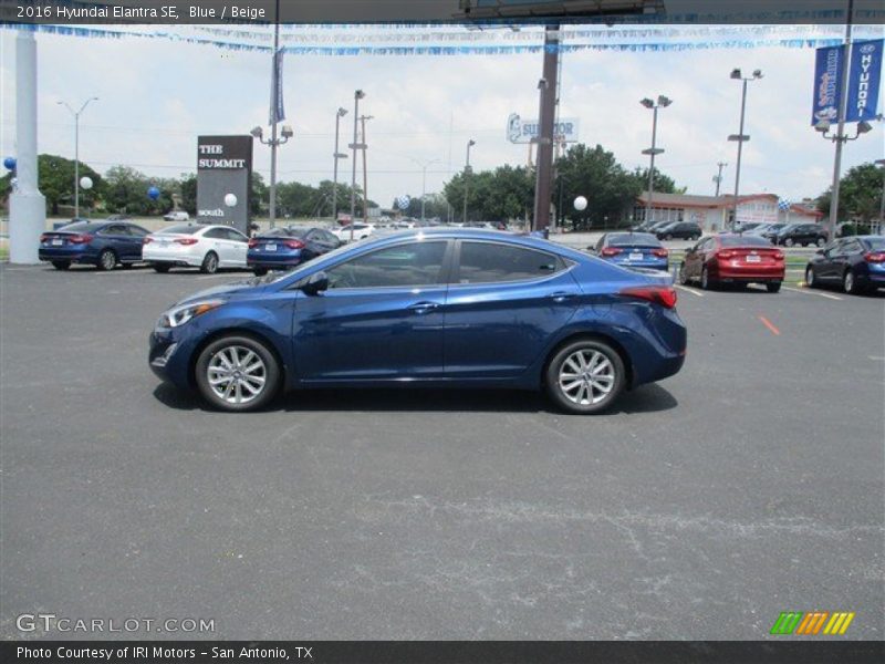 Blue / Beige 2016 Hyundai Elantra SE
