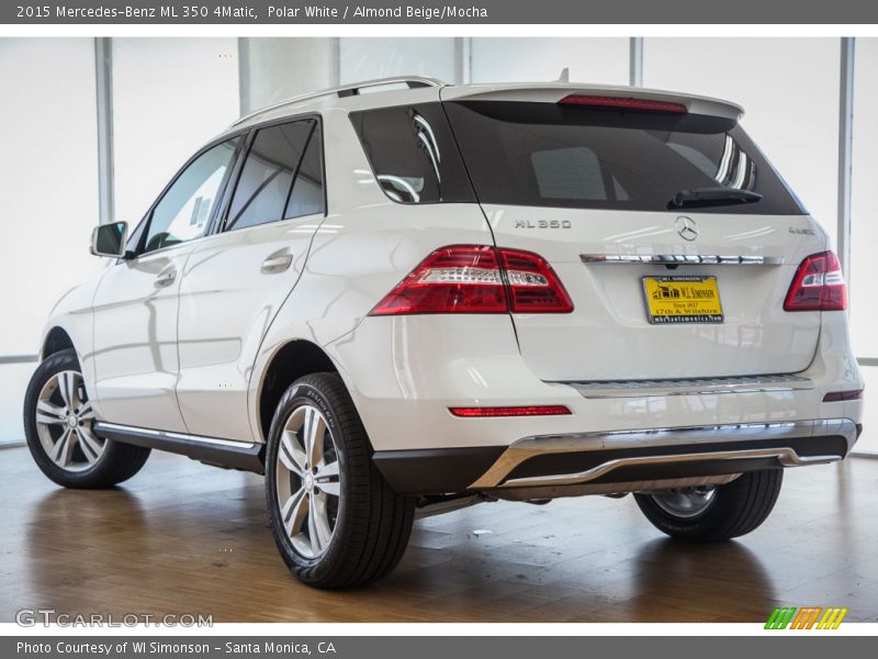 Polar White / Almond Beige/Mocha 2015 Mercedes-Benz ML 350 4Matic