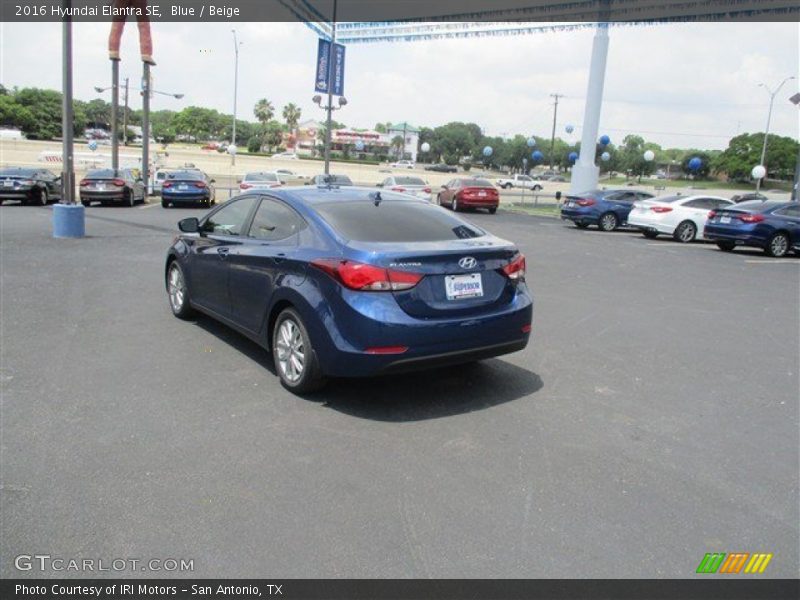 Blue / Beige 2016 Hyundai Elantra SE