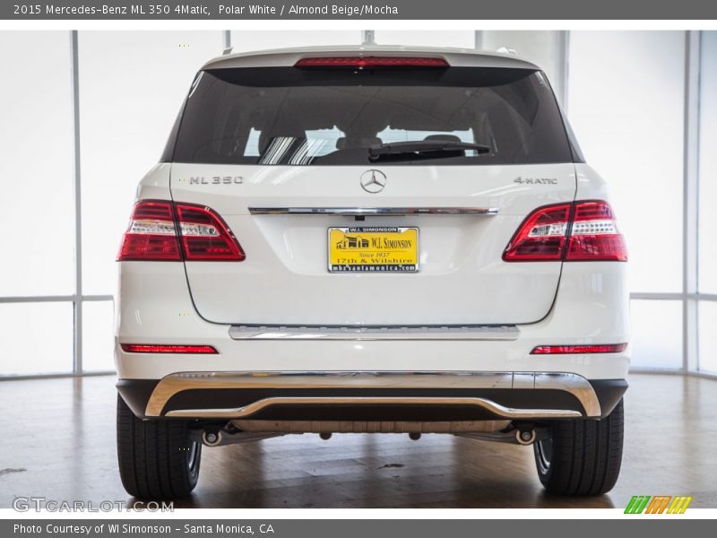 Polar White / Almond Beige/Mocha 2015 Mercedes-Benz ML 350 4Matic