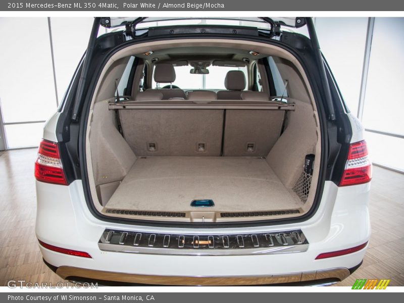 Polar White / Almond Beige/Mocha 2015 Mercedes-Benz ML 350 4Matic