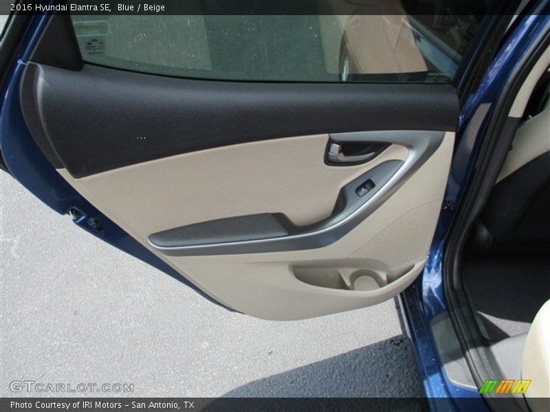 Blue / Beige 2016 Hyundai Elantra SE