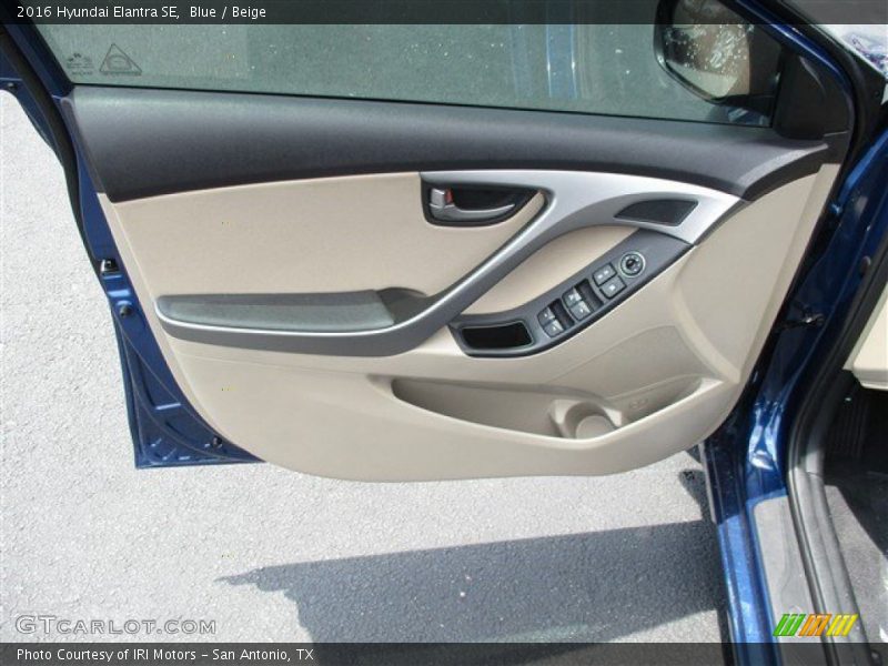 Blue / Beige 2016 Hyundai Elantra SE