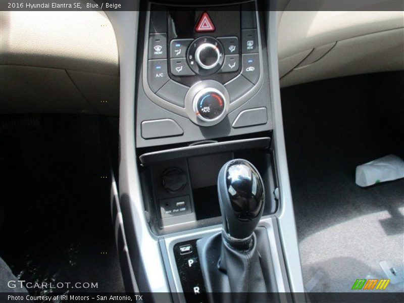 Blue / Beige 2016 Hyundai Elantra SE
