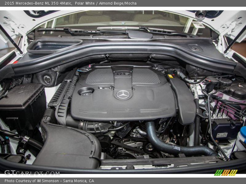 Polar White / Almond Beige/Mocha 2015 Mercedes-Benz ML 350 4Matic
