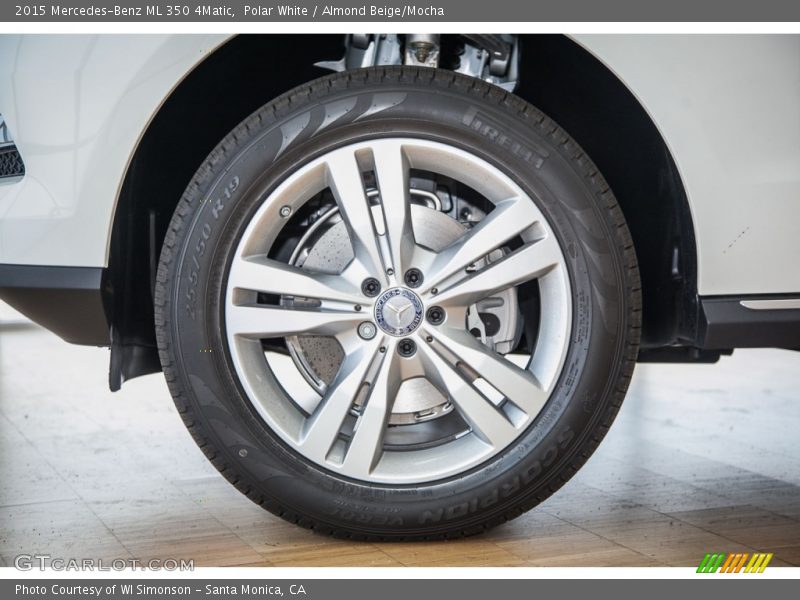 Polar White / Almond Beige/Mocha 2015 Mercedes-Benz ML 350 4Matic