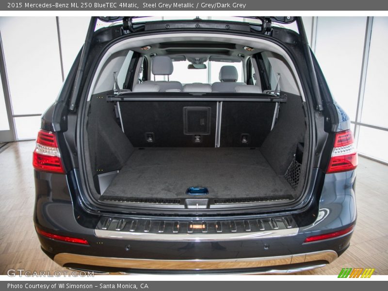 Steel Grey Metallic / Grey/Dark Grey 2015 Mercedes-Benz ML 250 BlueTEC 4Matic