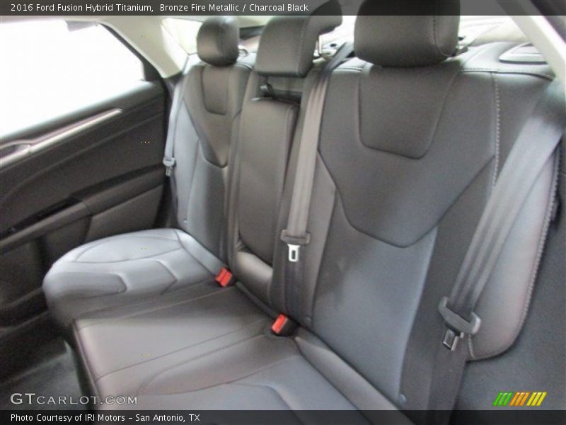 Bronze Fire Metallic / Charcoal Black 2016 Ford Fusion Hybrid Titanium