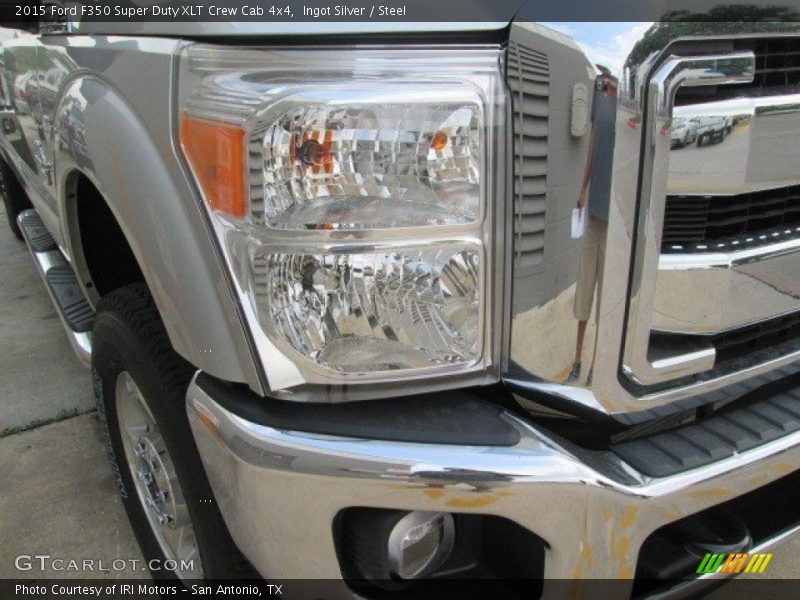 Ingot Silver / Steel 2015 Ford F350 Super Duty XLT Crew Cab 4x4