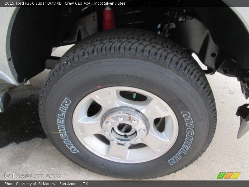 Ingot Silver / Steel 2015 Ford F350 Super Duty XLT Crew Cab 4x4