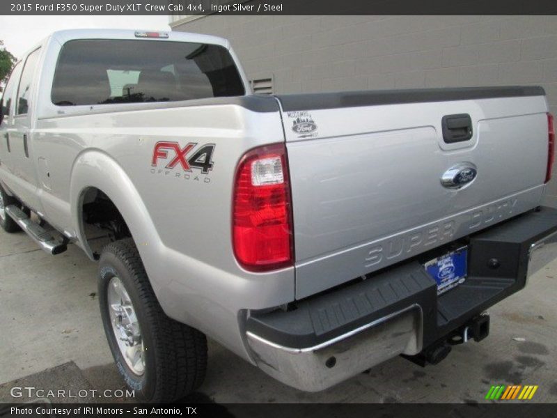 Ingot Silver / Steel 2015 Ford F350 Super Duty XLT Crew Cab 4x4