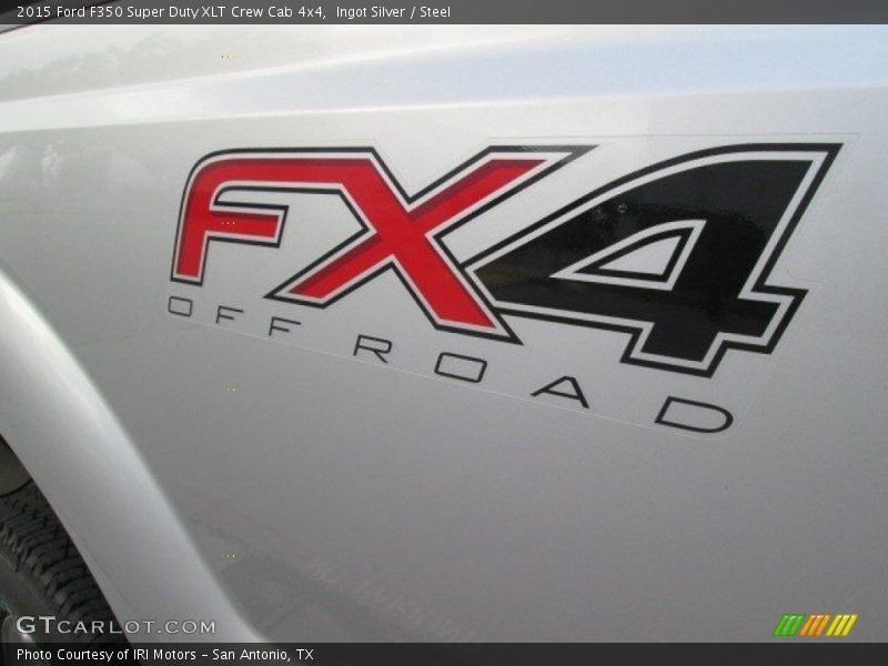 Ingot Silver / Steel 2015 Ford F350 Super Duty XLT Crew Cab 4x4