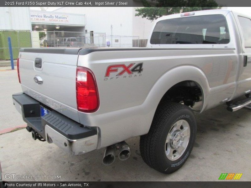Ingot Silver / Steel 2015 Ford F350 Super Duty XLT Crew Cab 4x4