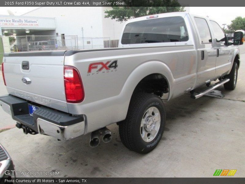  2015 F350 Super Duty XLT Crew Cab 4x4 Ingot Silver