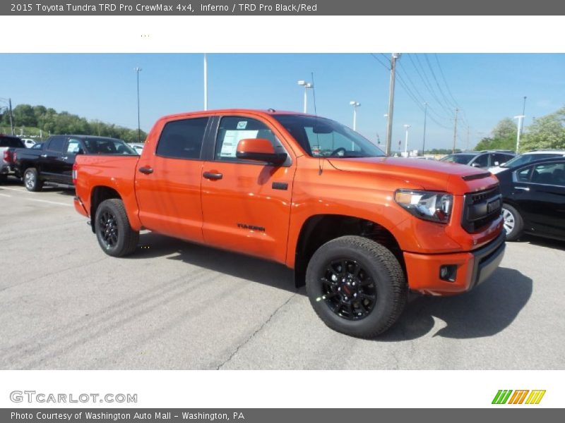 Front 3/4 View of 2015 Tundra TRD Pro CrewMax 4x4