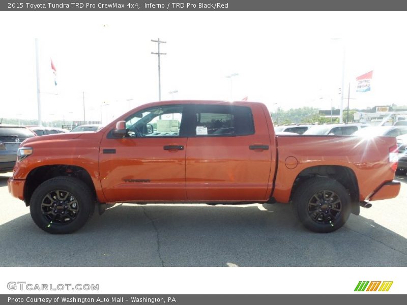 Inferno / TRD Pro Black/Red 2015 Toyota Tundra TRD Pro CrewMax 4x4