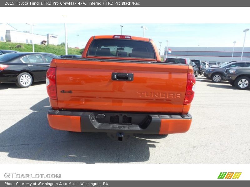 Inferno / TRD Pro Black/Red 2015 Toyota Tundra TRD Pro CrewMax 4x4