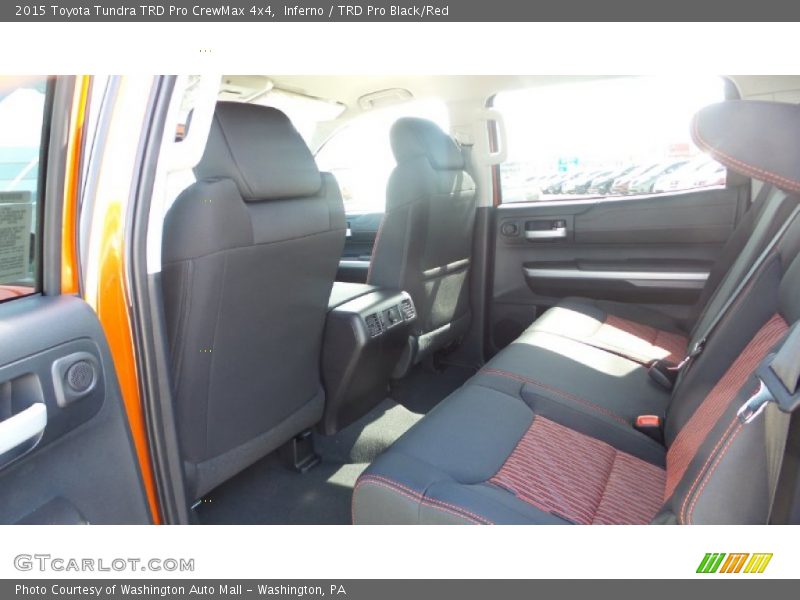 Rear Seat of 2015 Tundra TRD Pro CrewMax 4x4