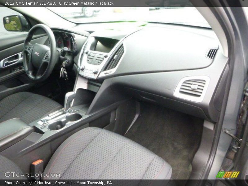 Gray Green Metallic / Jet Black 2013 GMC Terrain SLE AWD