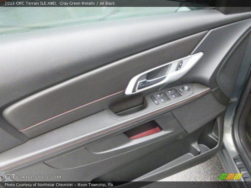 Gray Green Metallic / Jet Black 2013 GMC Terrain SLE AWD