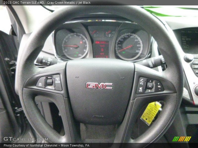 Gray Green Metallic / Jet Black 2013 GMC Terrain SLE AWD