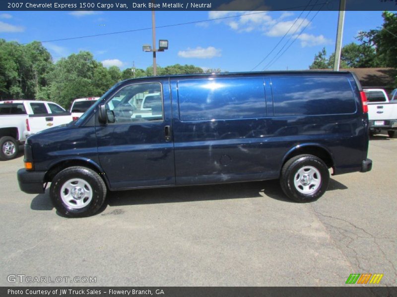 Dark Blue Metallic / Neutral 2007 Chevrolet Express 1500 Cargo Van