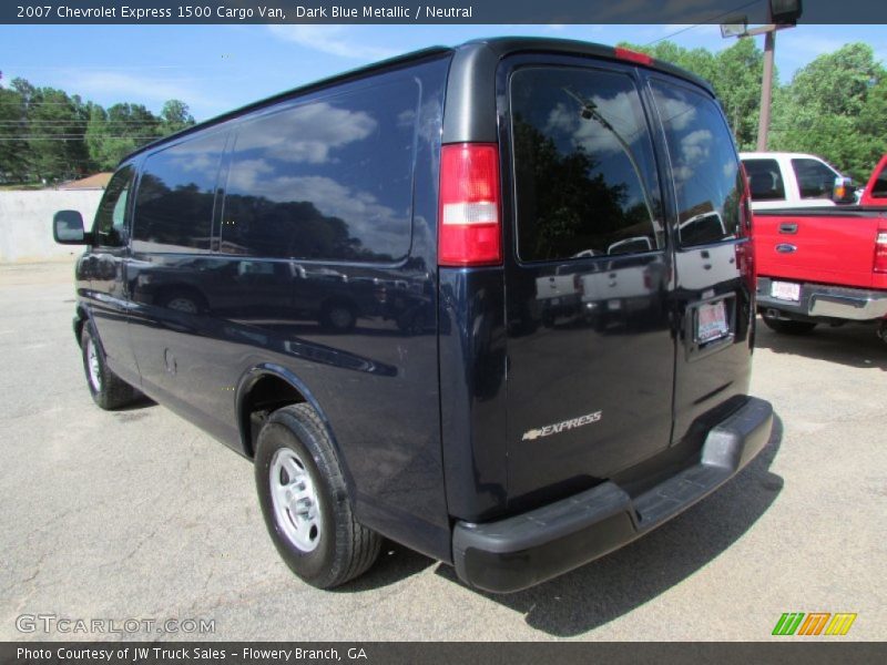 Dark Blue Metallic / Neutral 2007 Chevrolet Express 1500 Cargo Van