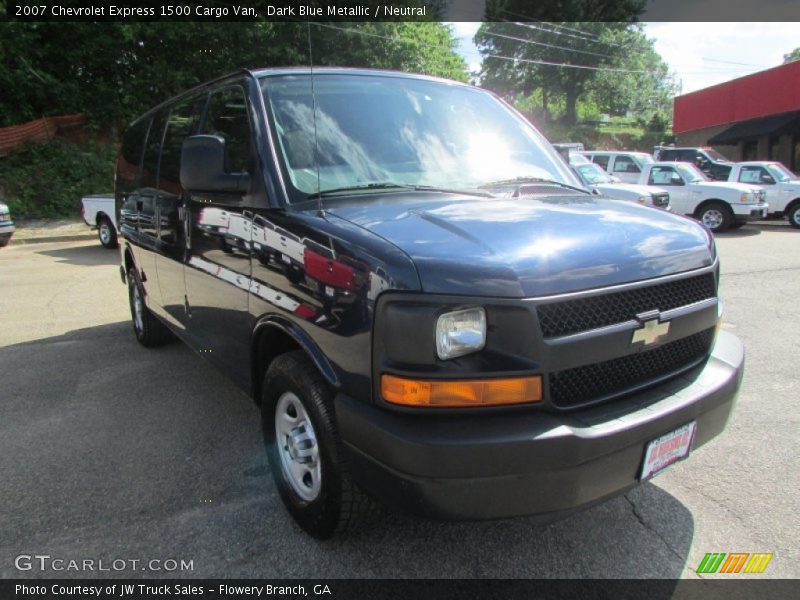 Dark Blue Metallic / Neutral 2007 Chevrolet Express 1500 Cargo Van