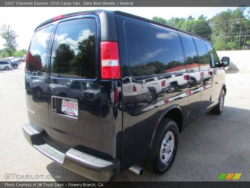 Dark Blue Metallic / Neutral 2007 Chevrolet Express 1500 Cargo Van