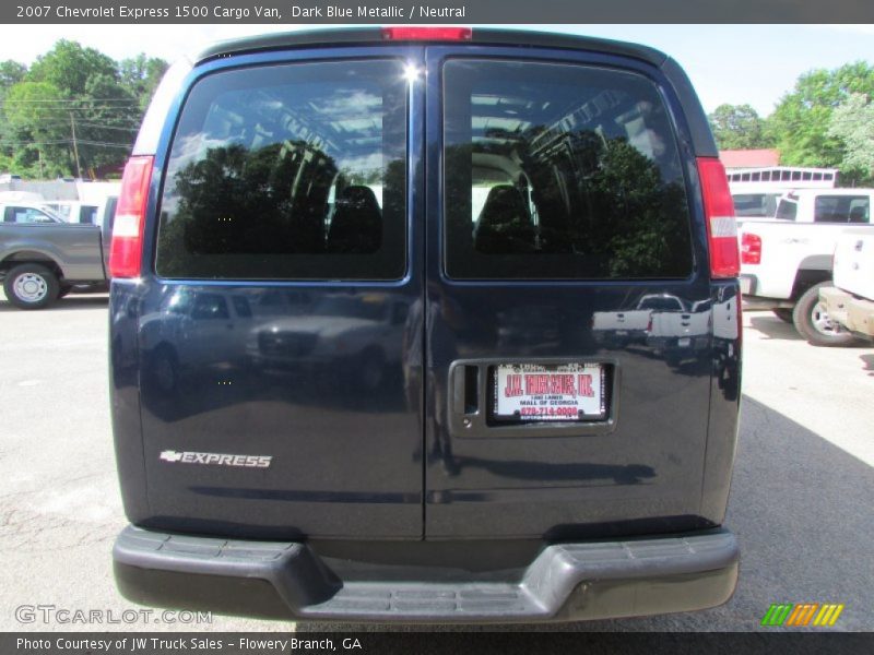 Dark Blue Metallic / Neutral 2007 Chevrolet Express 1500 Cargo Van