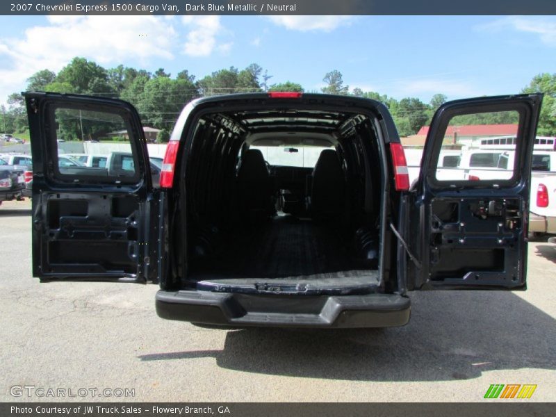 Dark Blue Metallic / Neutral 2007 Chevrolet Express 1500 Cargo Van