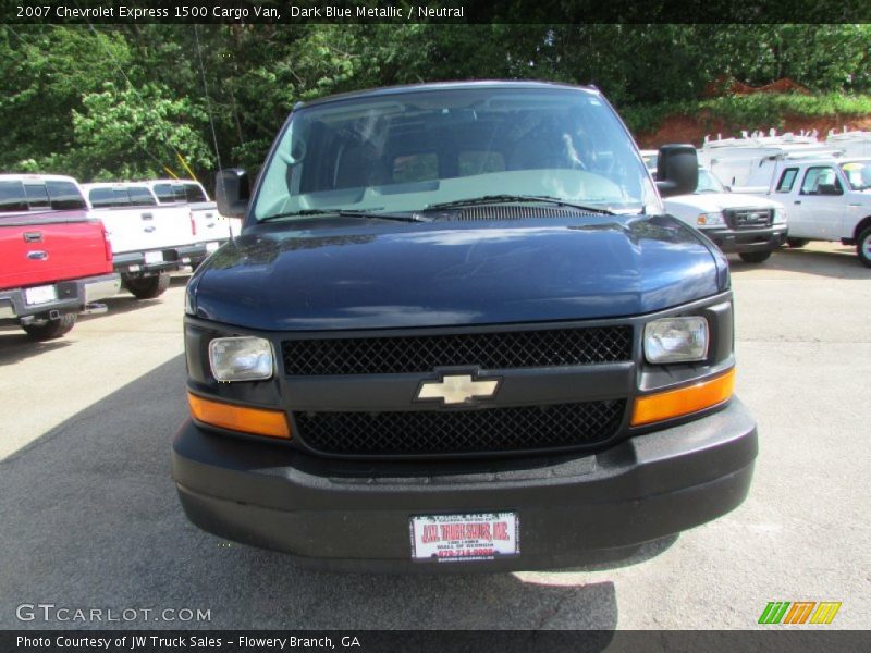 Dark Blue Metallic / Neutral 2007 Chevrolet Express 1500 Cargo Van