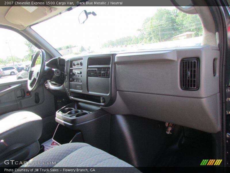 Dark Blue Metallic / Neutral 2007 Chevrolet Express 1500 Cargo Van