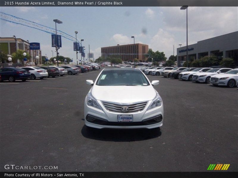 Diamond White Pearl / Graphite Black 2015 Hyundai Azera Limited