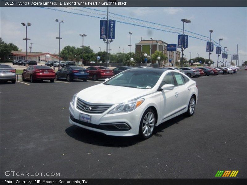 Diamond White Pearl / Graphite Black 2015 Hyundai Azera Limited