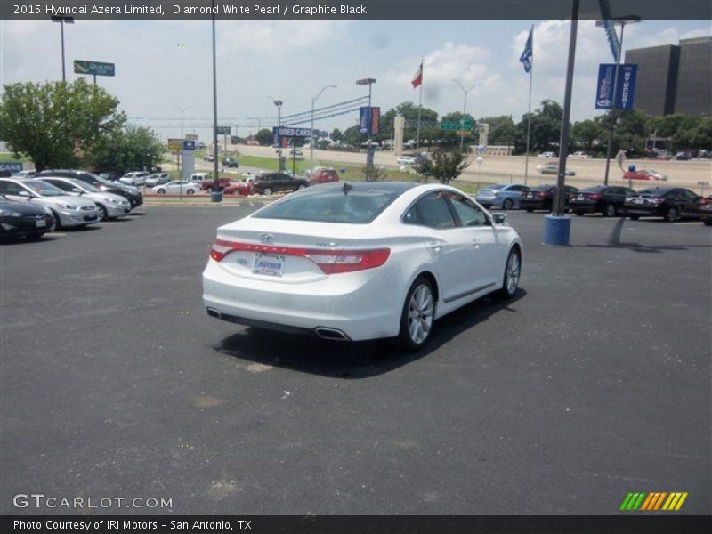 Diamond White Pearl / Graphite Black 2015 Hyundai Azera Limited