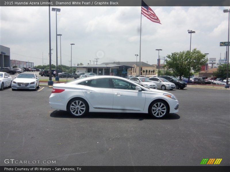 Diamond White Pearl / Graphite Black 2015 Hyundai Azera Limited